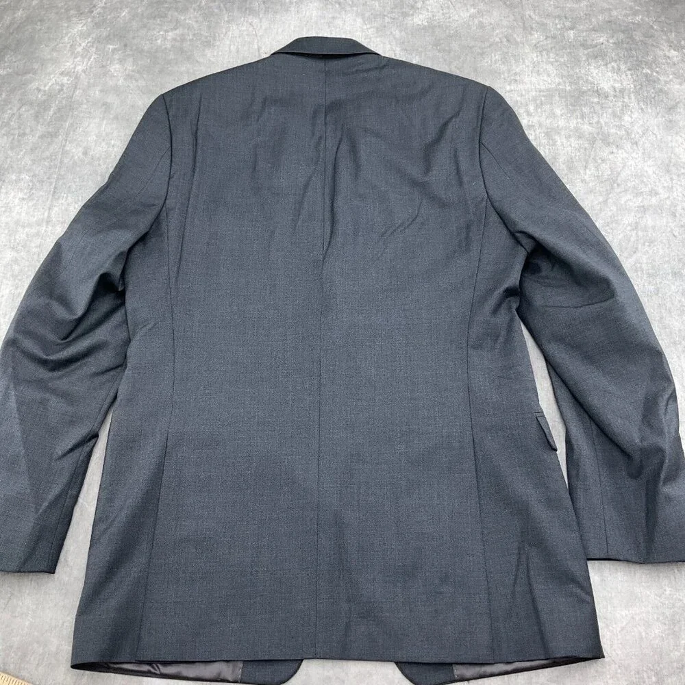 Lauren Ralph Lauren‎ Blazer Men 40 Gray Wool Classic Career Jacket VTG Canada